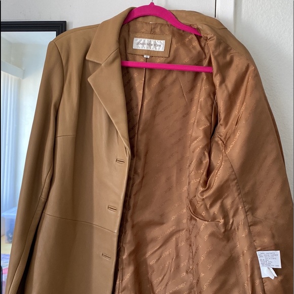 JONES NEW YORK    Caramel Jacket  size L - Picture 2 of 7